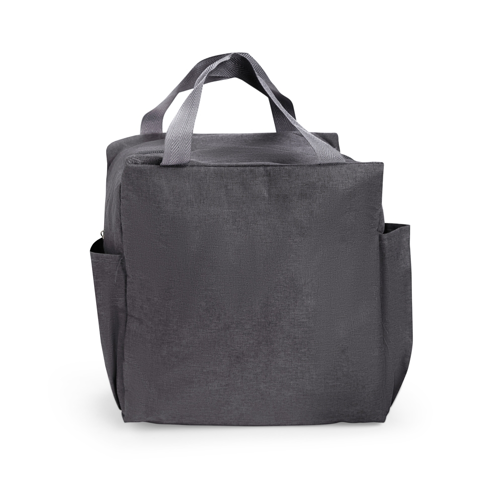 Bolsa térmica Personalizada 12 litros em Oxford resistente à água com revestimento em alumínio e alças em nylon