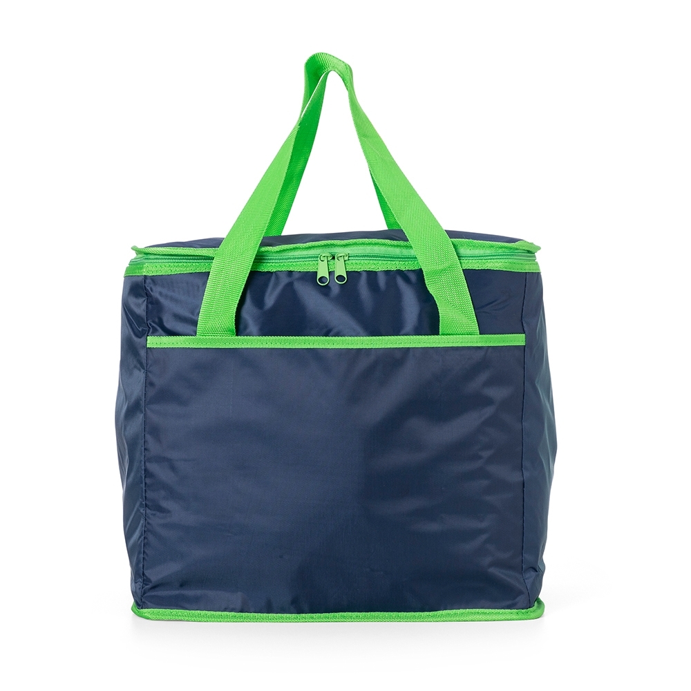 Bolsa térmica Personalizada 40 litros em poliéster 420D com bolso frontal