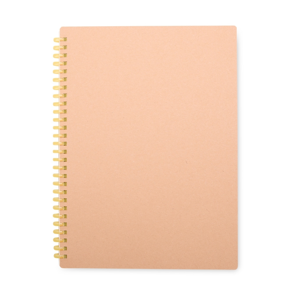 Caderneta Personalizada Capa Dura com Espiral 19 x 25,5 cm – 80 Folhas