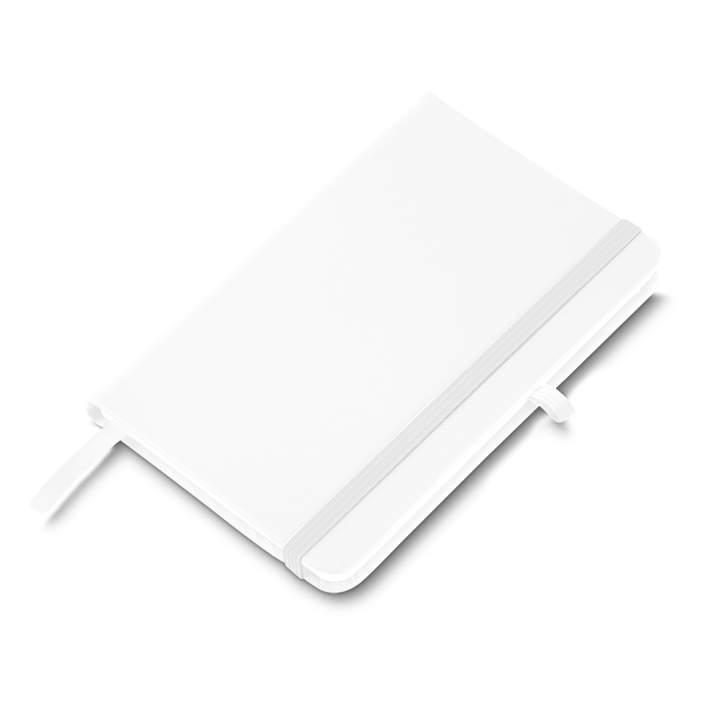 Caderno A5 Personalizado com Elástico e Suporte para Caneta