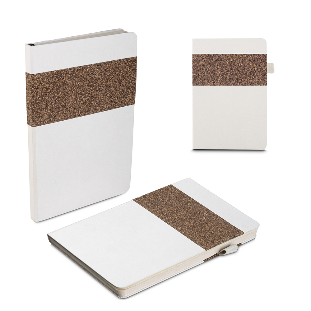 Caderno Personalizado com Fibra de Cana, Café e PU