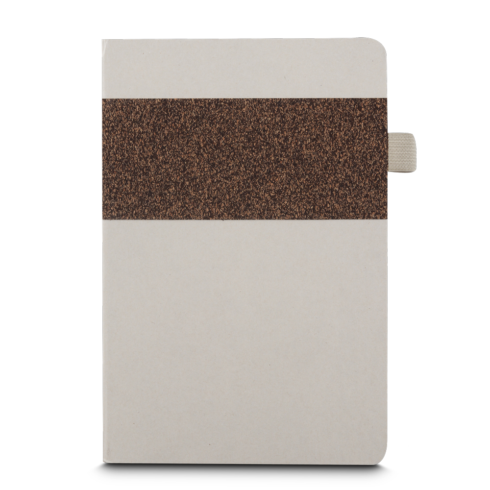 Caderno Personalizado com Fibra de Cana, Café e PU