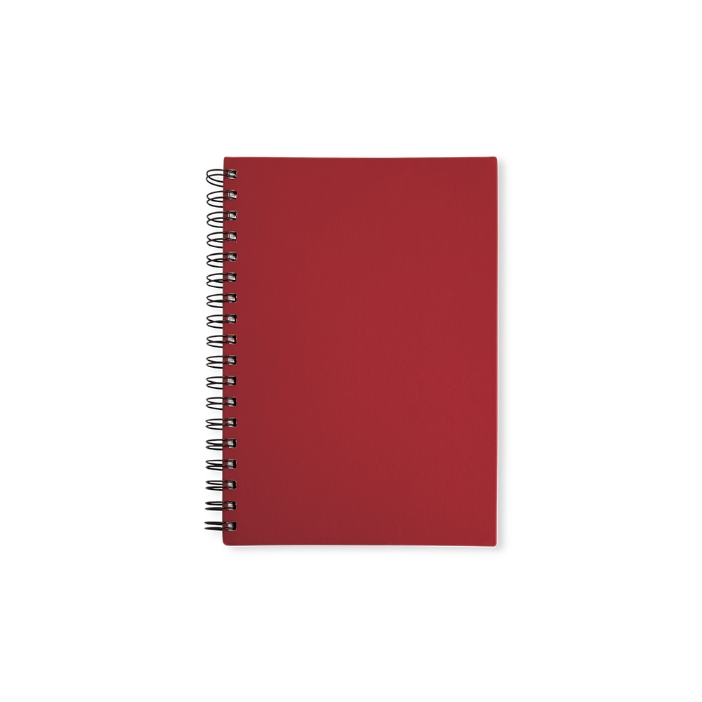 Caderno Personalizado  Emborrachado com Espiral 100 Folhas  23 x 17,5 cm