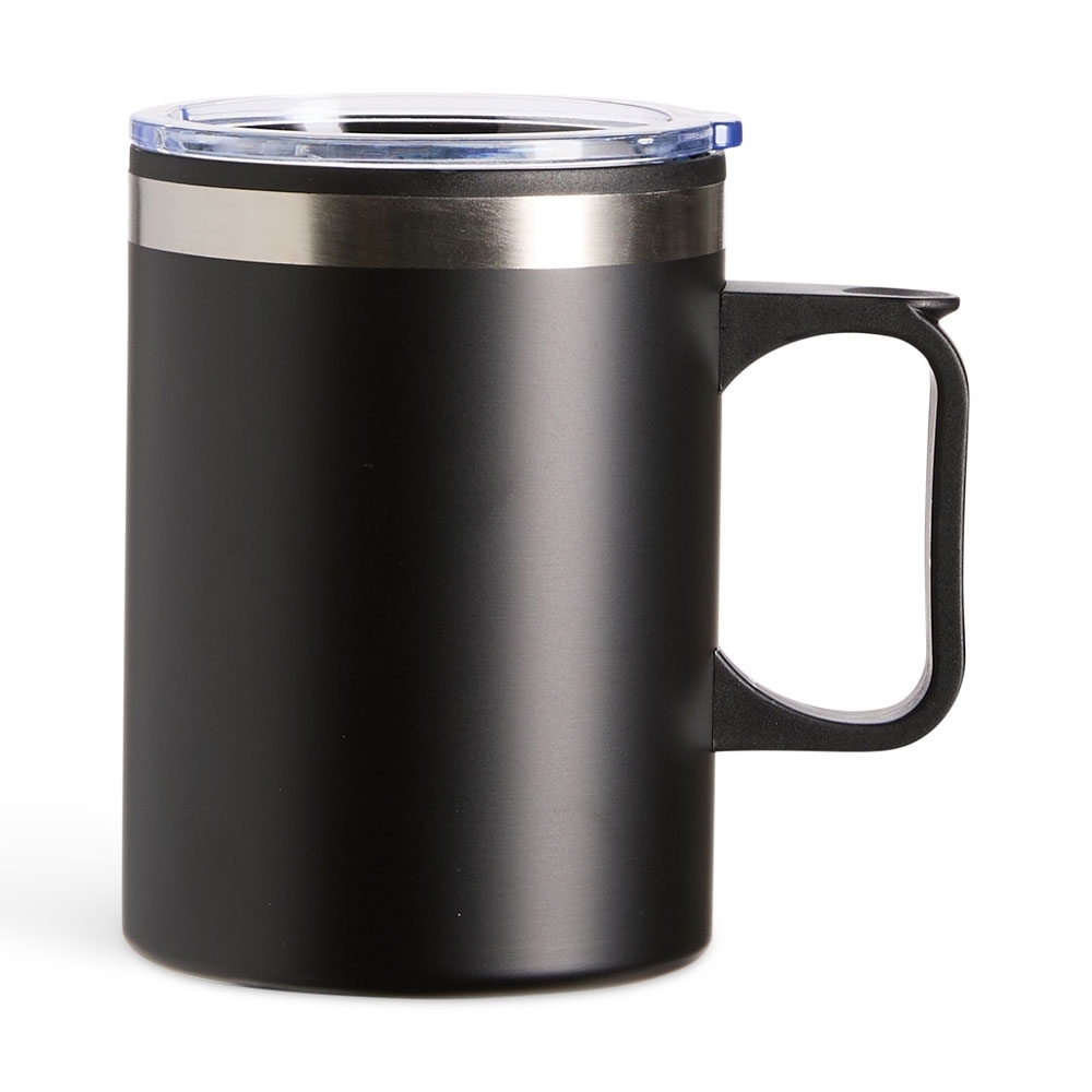 Caneca Plástica com Revestimento em Inox 375ml Personalizada