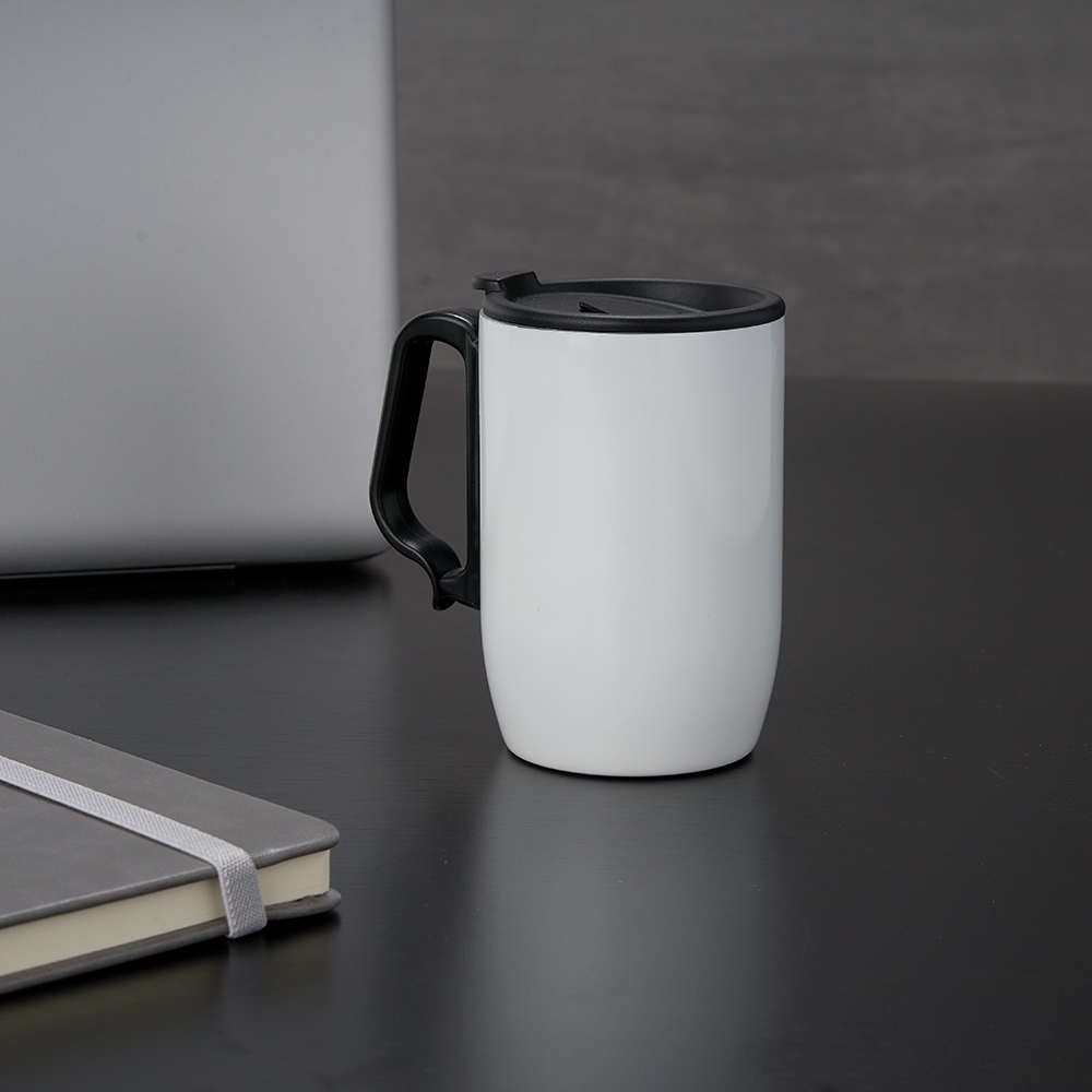Caneca  Personalizada Inox Parede Dupla 350ml