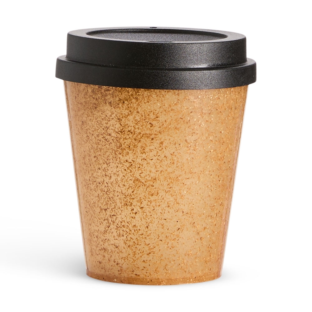 Copo em Fibra de Coco 350 ml com Tampa Personalizado