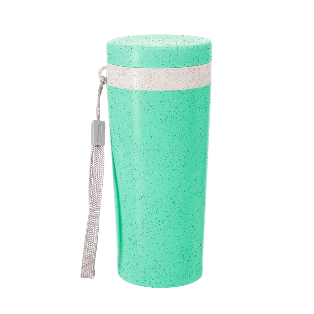 Copo Isotérmico em Fibra de Bambu 350 ml com Alça Personalizado