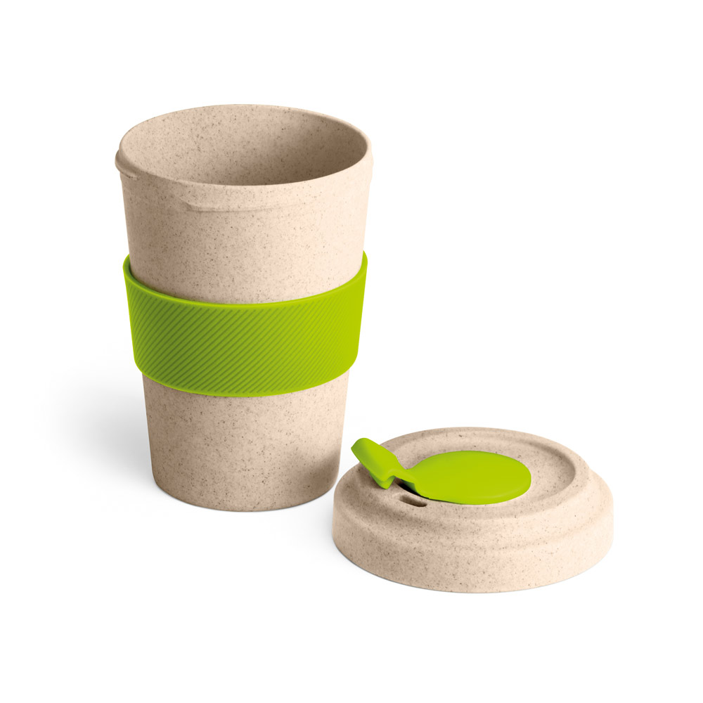 Copo para viagem em fibra de bambu (60%) e PP (40%) (500 mL)
