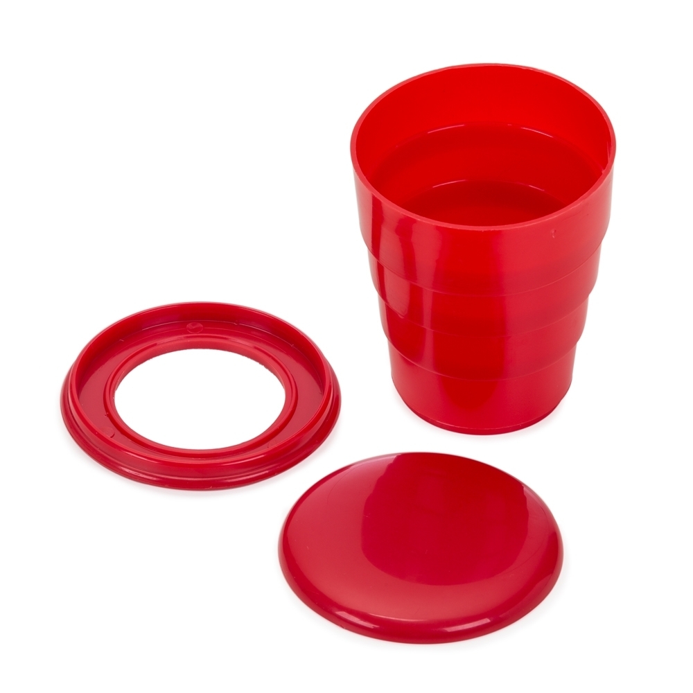 Copo Retrátil 130ml Personalizado em Plástico com Tampa