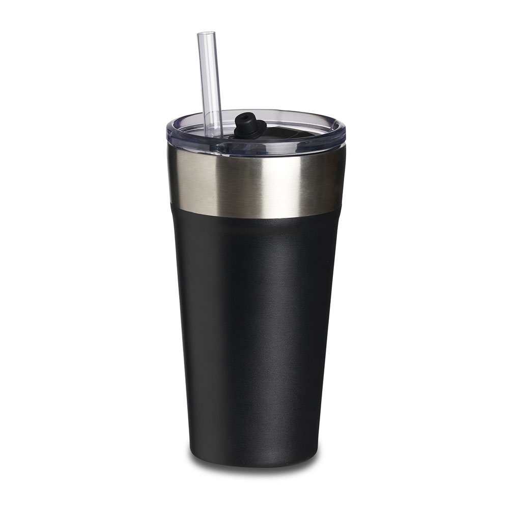 Copo Térmico Inox com Canudo 500ml Personalizado