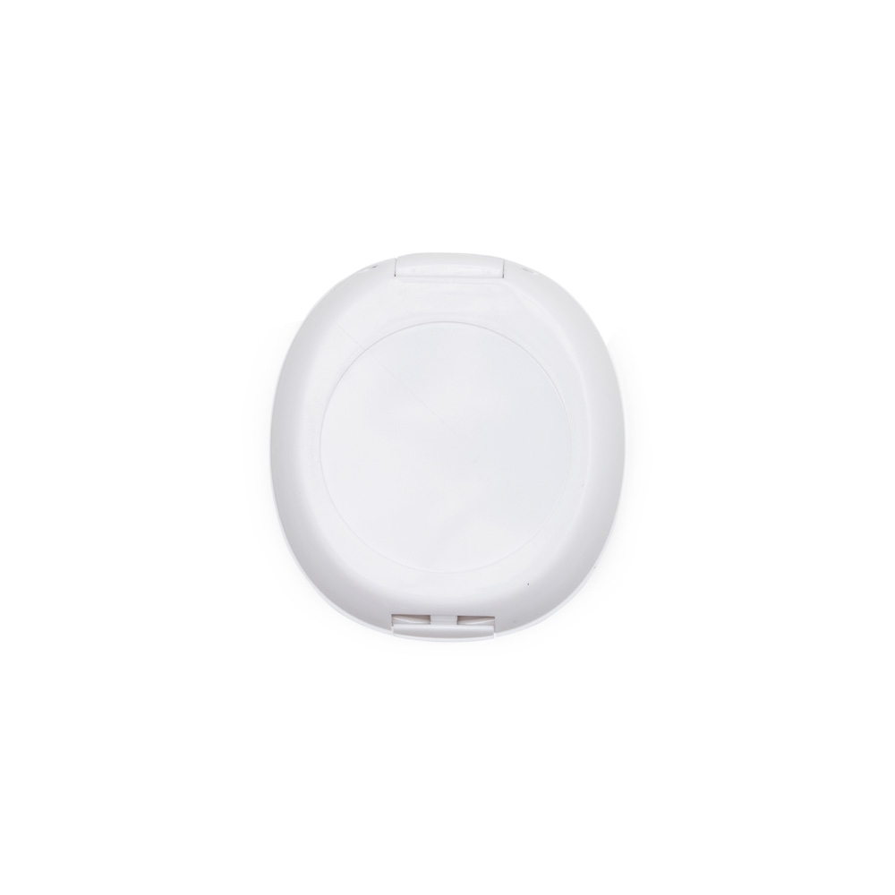 Espelho Duplo Oval Personalizado com Trava de Fechamento