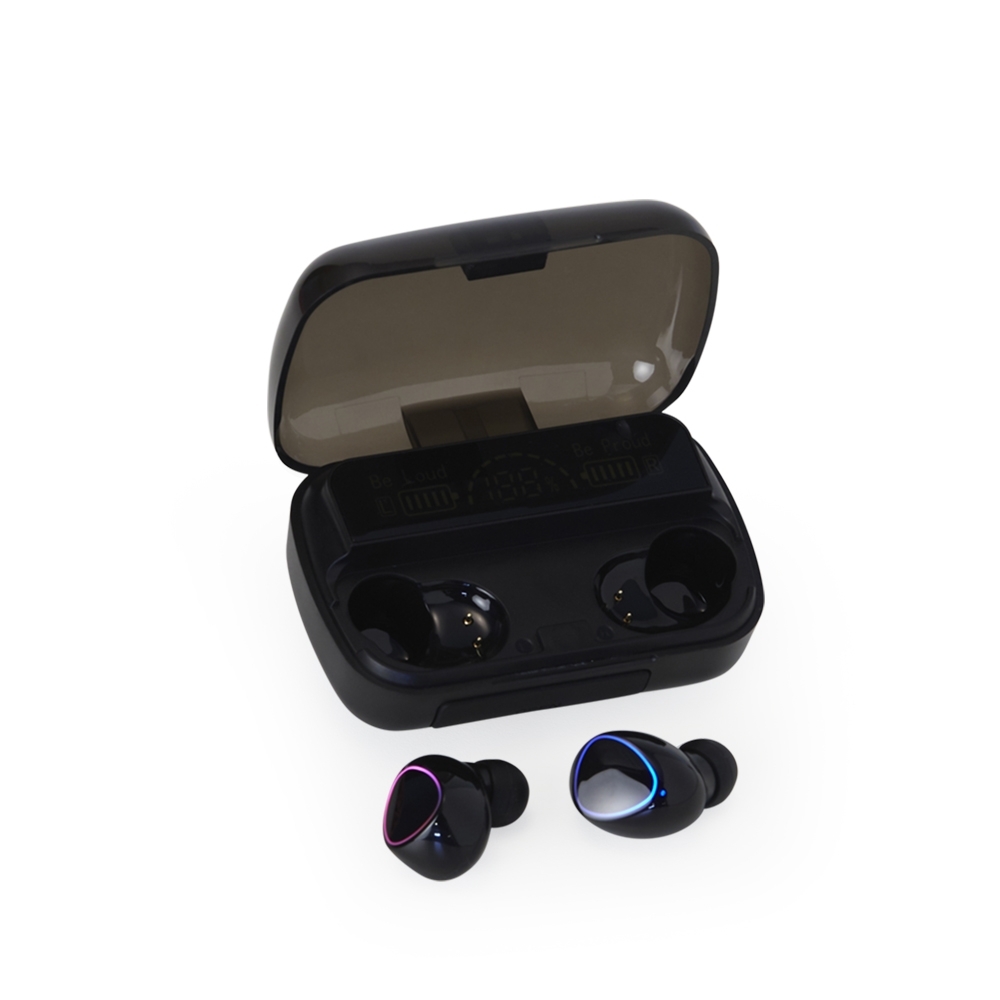 Fone de Ouvido Bluetooth com Case Carregador Personalizado