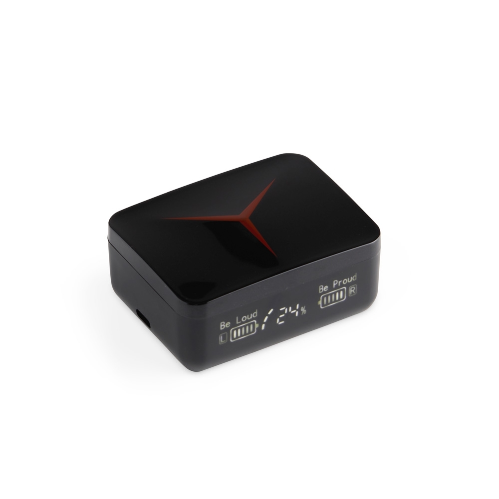 Fone de Ouvido Bluetooth TWS Personalizado com Case Power Bank