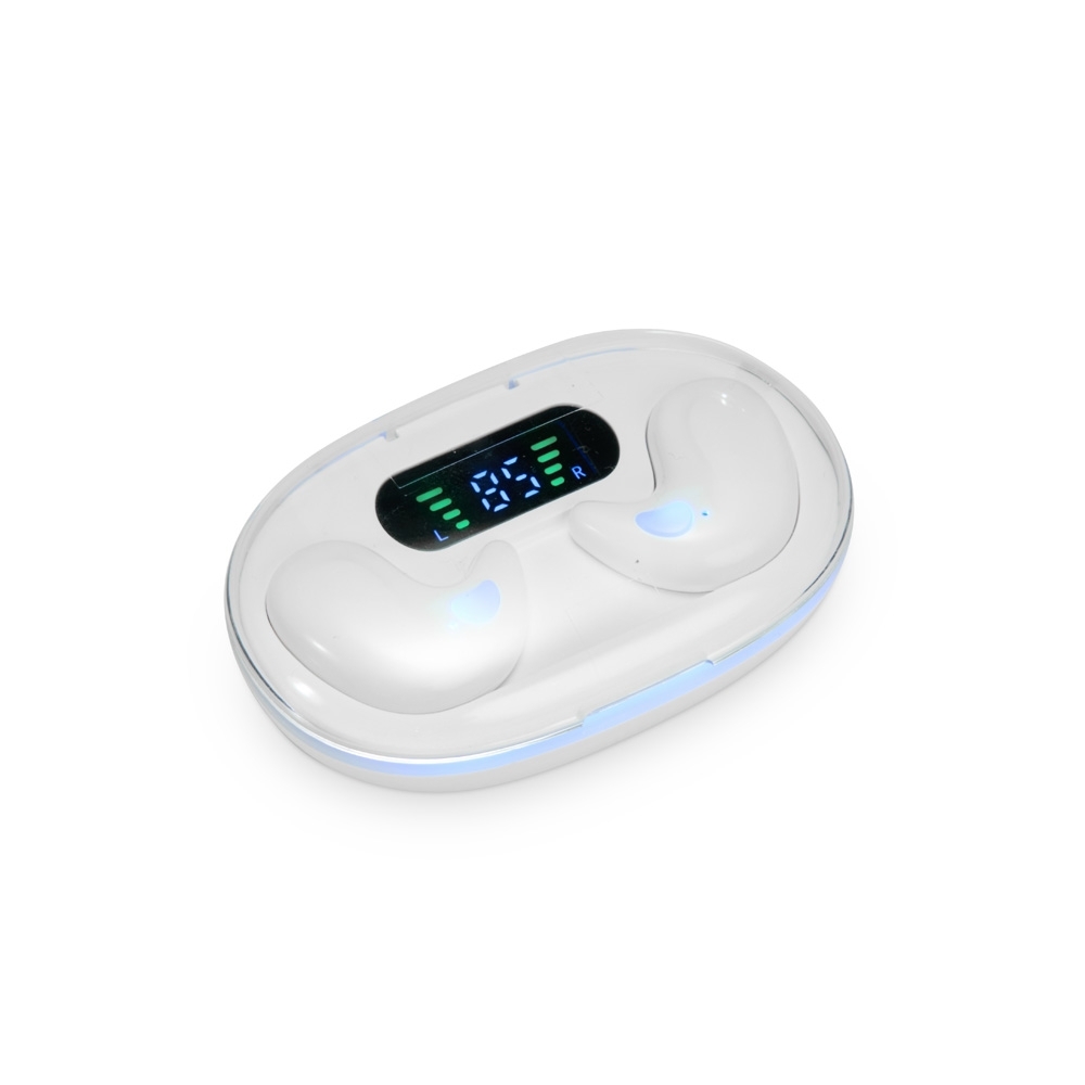 Fones de Ouvido Intra-auriculares Bluetooth 5.3 com Display LED Personalizados