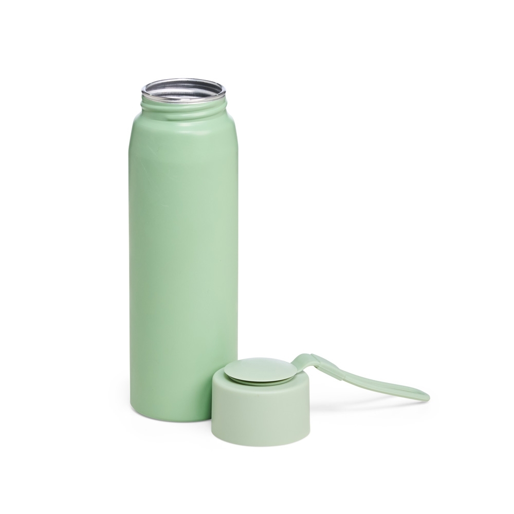 Garrafa Alumínio 600ml Personalizada Fosca com Alça | Triunfo Brindes