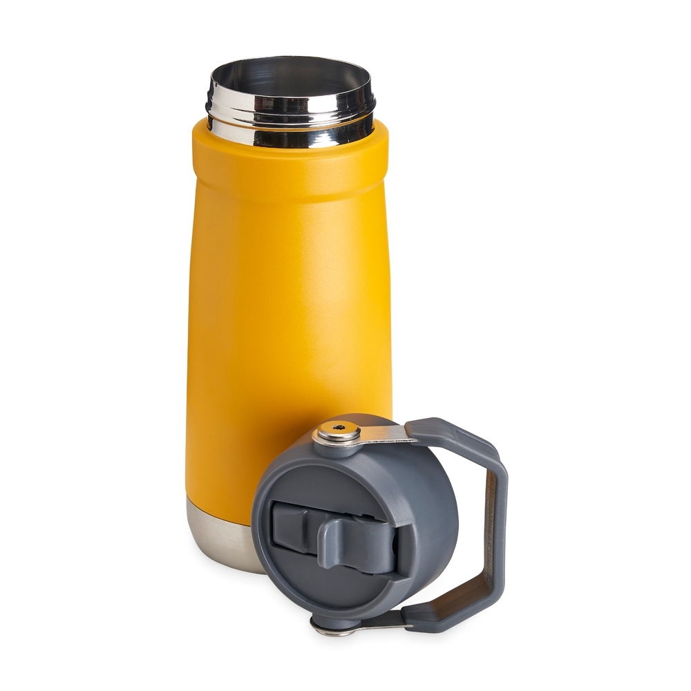 Garrafa Térmica Inox 550ml Personalizada com Canudo e Bico Flip