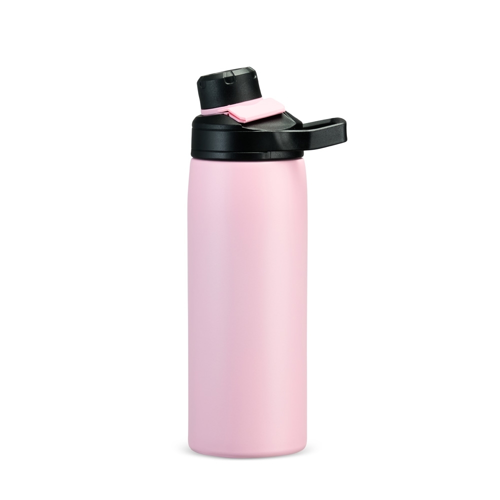 Garrafa Térmica Inox Personalizada 600ml com Alça Retangular