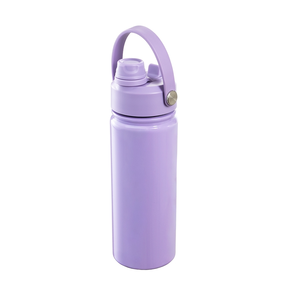 Garrafa Térmica Inox 304 600ml Personalizada com Canudo e Bico Flip