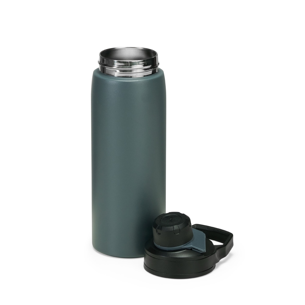 Garrafa Térmica Inox Personalizada 600ml com Alça Retangular