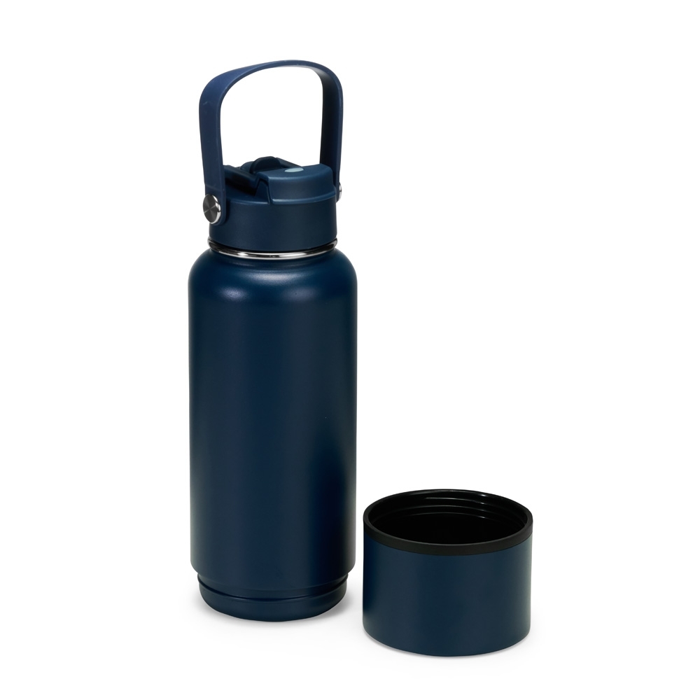 Garrafa Térmica Inox Personalizada 800ml com Canudo e Alça