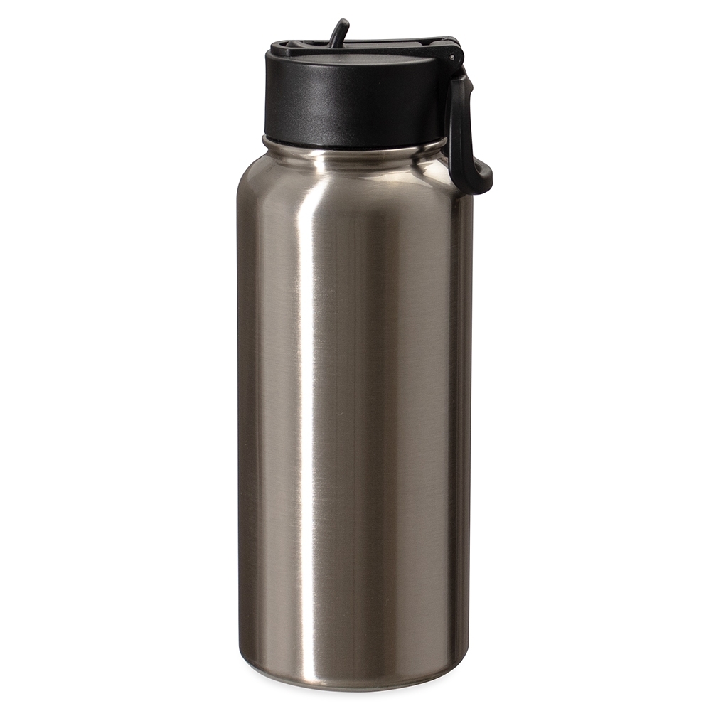Garrafa Térmica Inox 900ml Personalizada com Canudo e Bico Flip