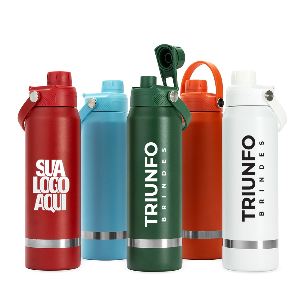Garrafa Térmica Inox 304 800ml Personalizada com Alça