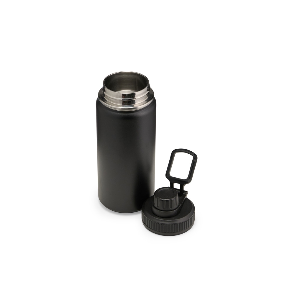 Garrafa Térmica Personalizada em  Inox 550ml  com Alça Retangular