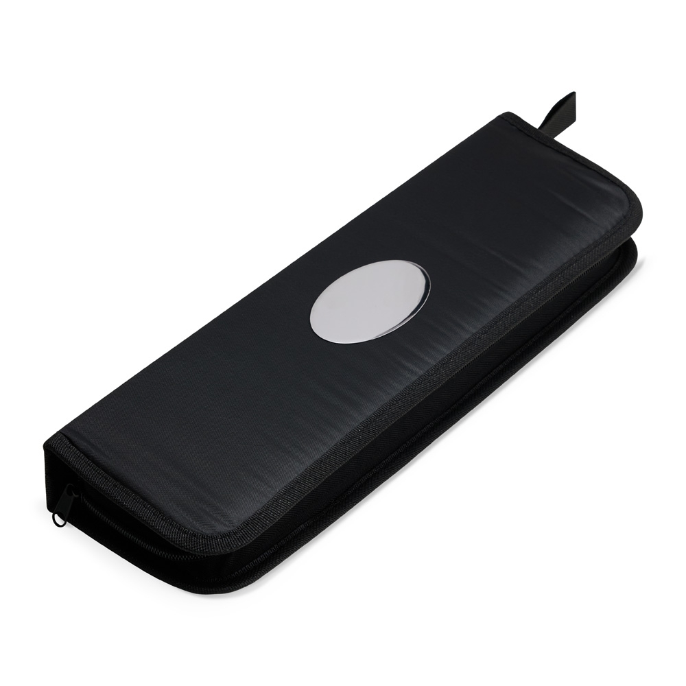 Kit Churrasco 4 Peças com Utensílios em Madeira e Estojo de Nylon Personalizado