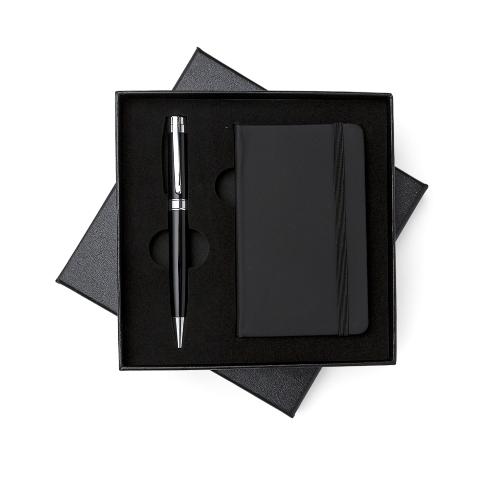 Kit Executivo 2 Peças com Caderneta e Caneta Personalizado