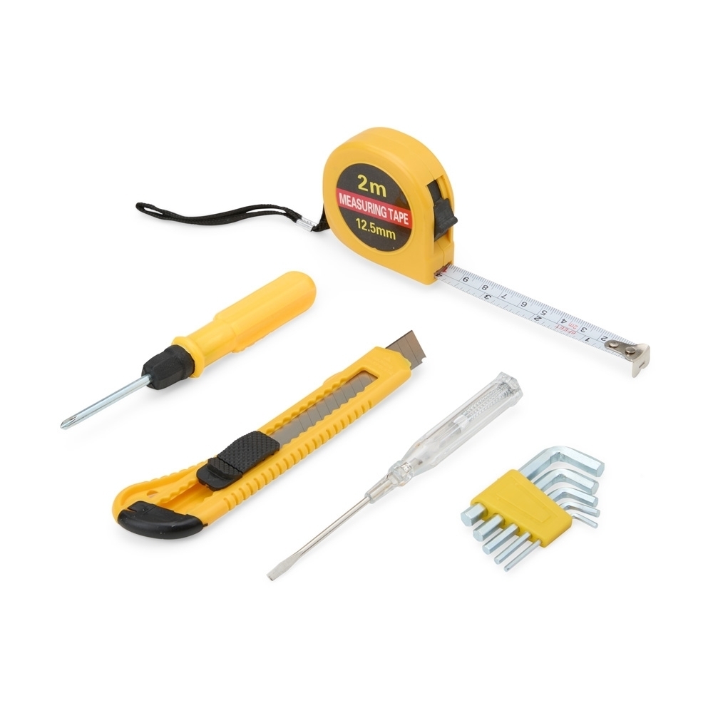 Kit Ferramentas Personalizado com Fita Métrica, Chaves Allen e Chave Dupla