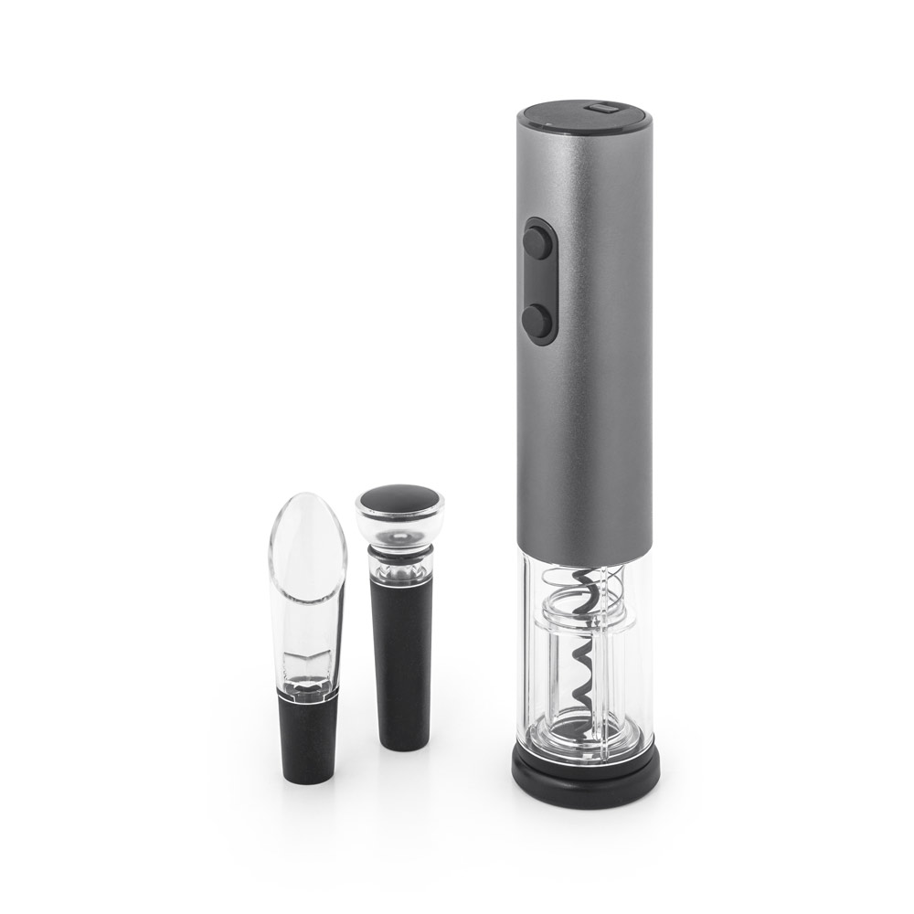 Kit Saca-Rolhas Elétrico com Acessórios Personalizado