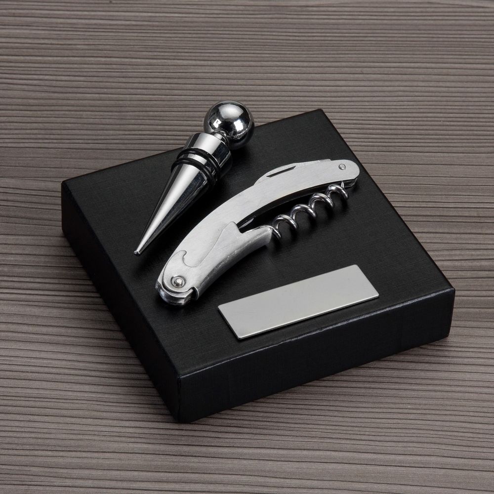 Kit Vinho 2 Peças Personalizado com Estojo