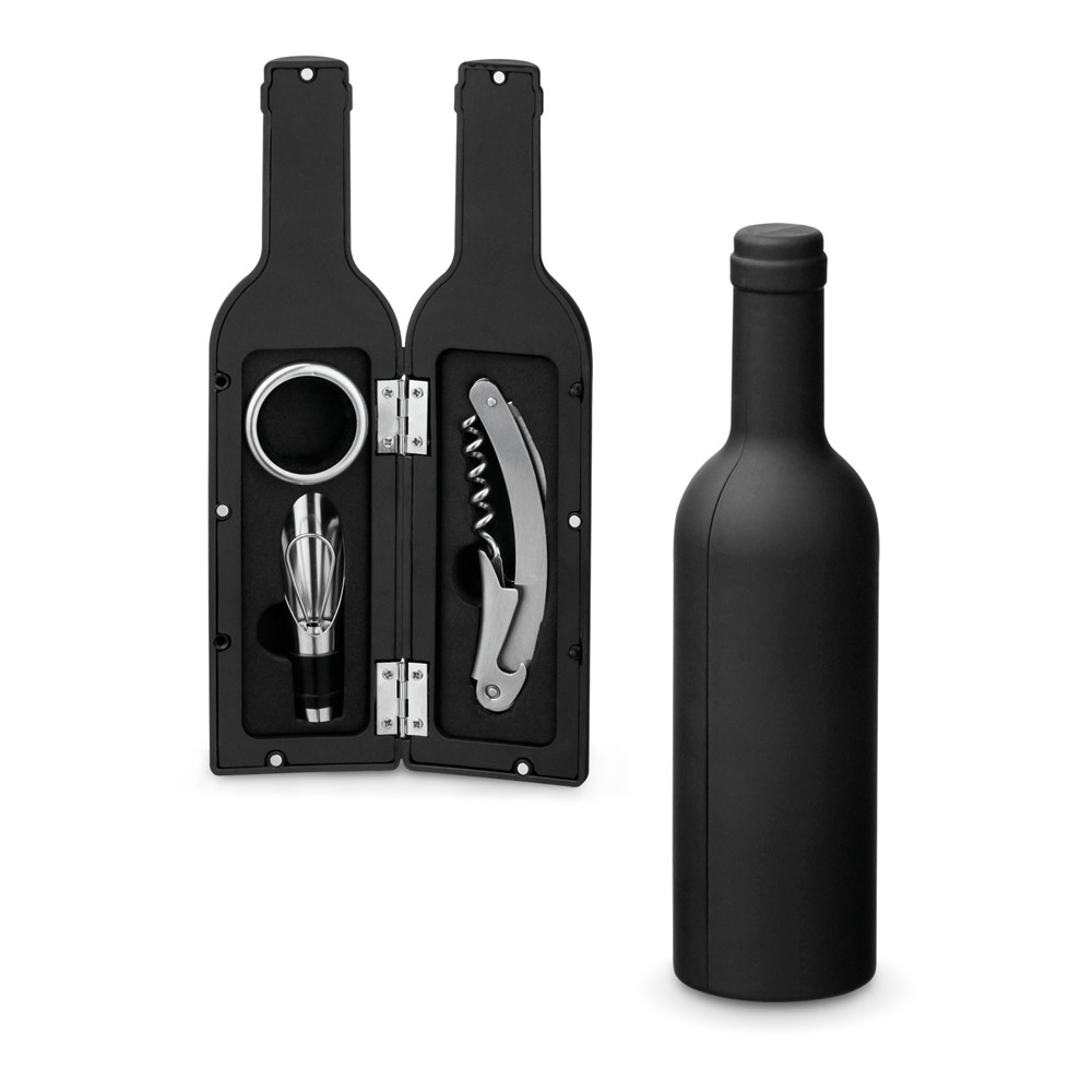 Kit Vinho 3 Peças em Metal VINET Personalizado