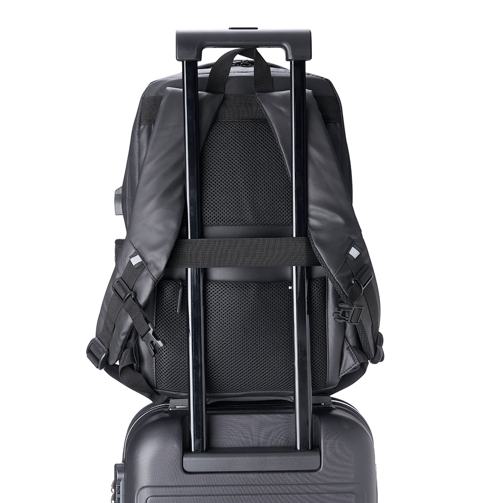 Mochila Couro Sintético USB 20L  Personalizada