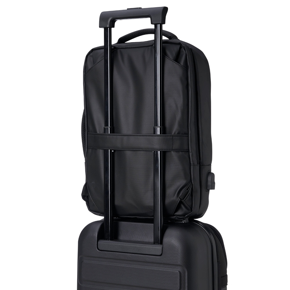 Mochila Couro Sintético USB 22L