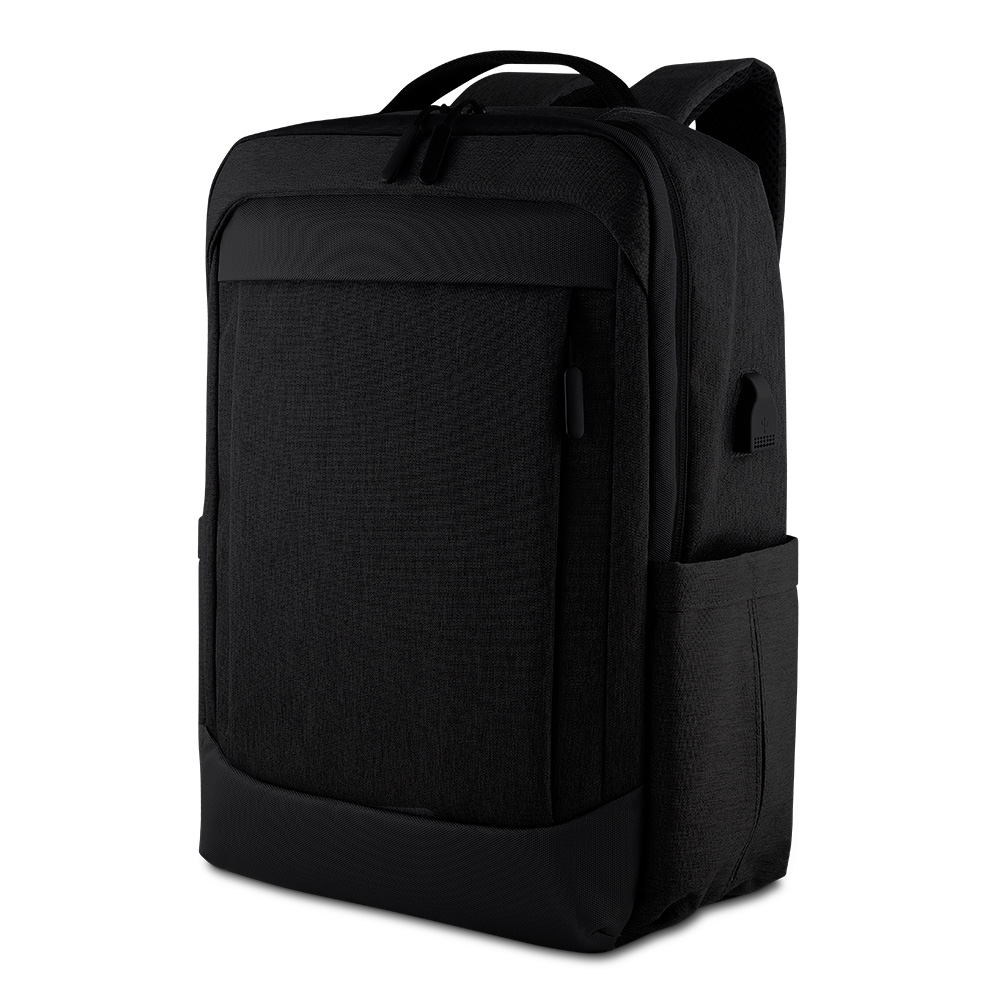 Mochila Executiva Personalizada 21L para Notebook 15,6" com USB em Oxford e PU
