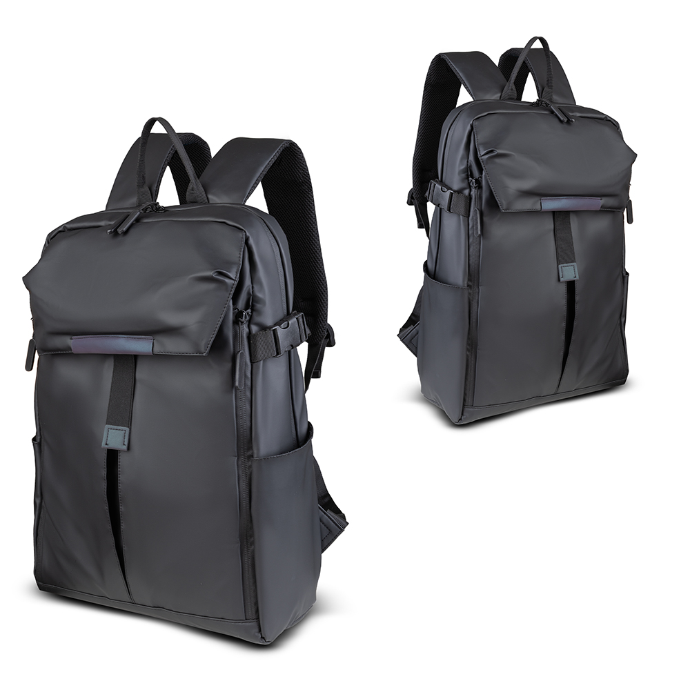 Mochila para Notebook 15,6” em PU com Engate Rápido e Design Executivo