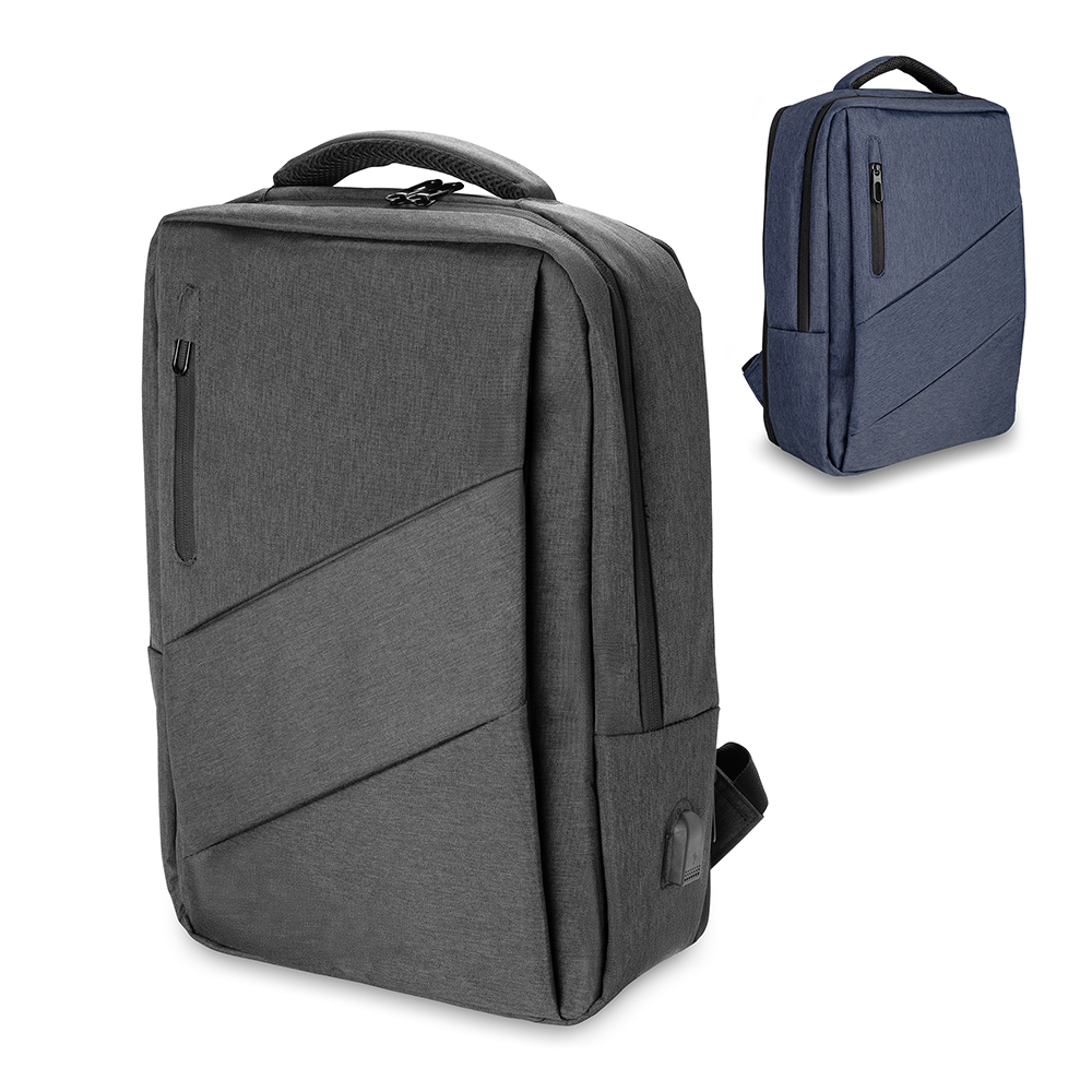 Mochila para Notebook 15,6” Expansível com USB 27L Personalizada