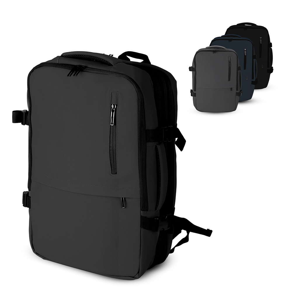 Mochila Pasta 600D Expansível para Notebook 15,6” Personalizada