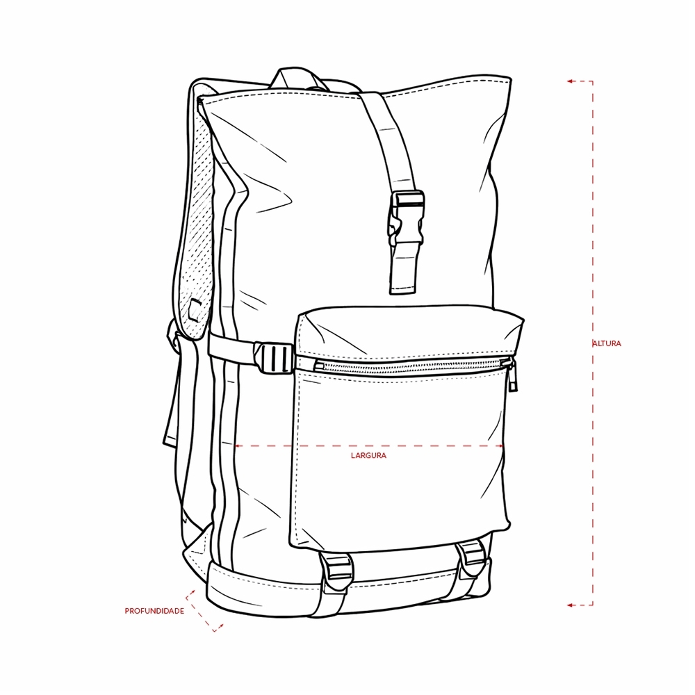 Mochila Personalizada de  Couro Sintético 41L