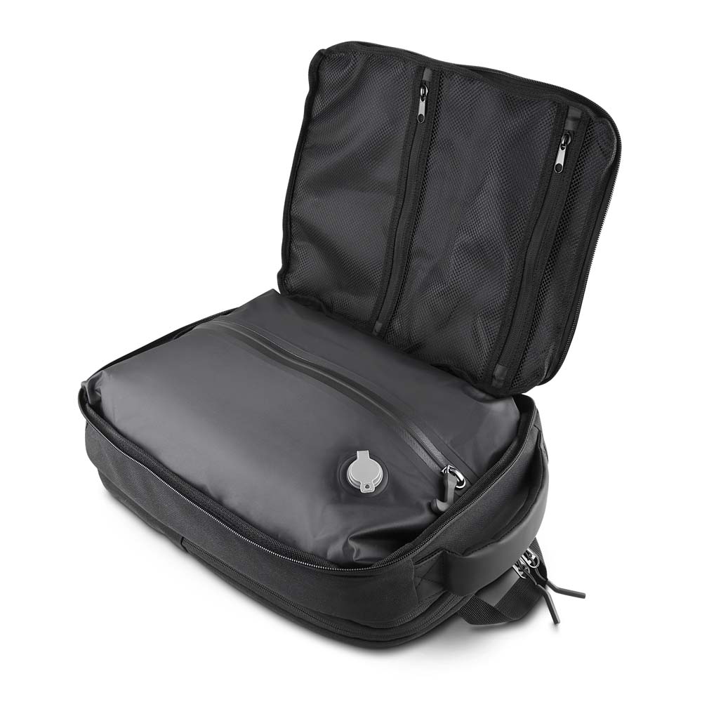 Mochila Premium em Poliéster 600D para Notebook 15,6” com Compartimento a Vácuo e Expansor