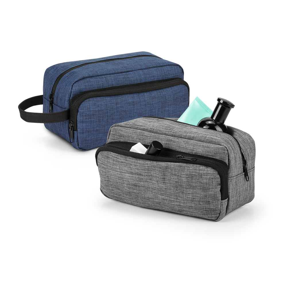 Necessaire Personalizada em Poliéster 300D com Bolso Frontal