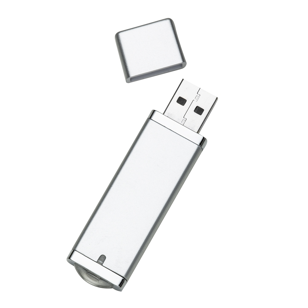 Pen Drive Metal Fosco 4GB Personalizado com Mosquetão