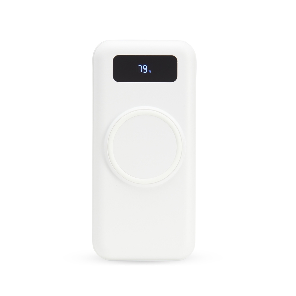 Carregador Portátil Power Bank Personalizado 10.000mAh com Indução e Cabos Integrados