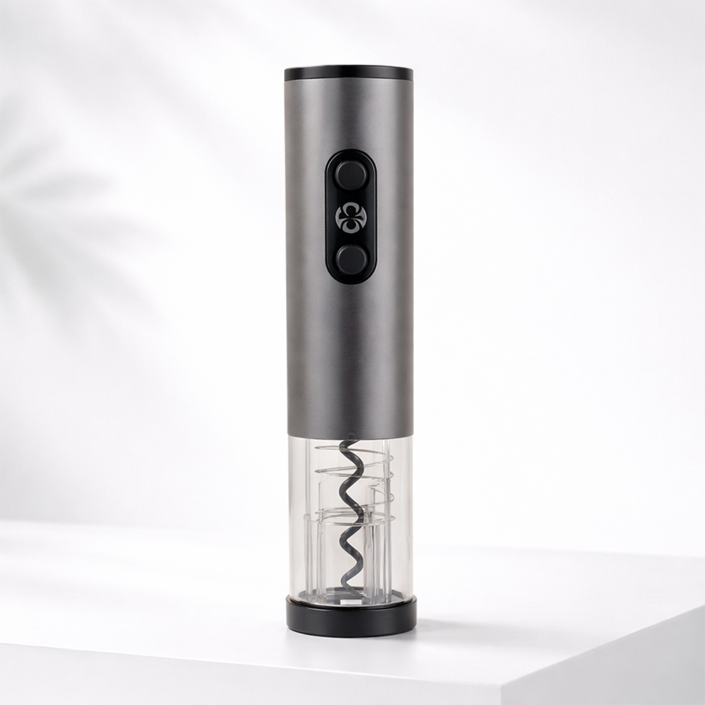 Saca-Rolhas Elétrico com LED e Cortador de Lacre Personalizado