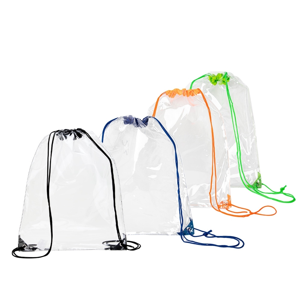 Sacochila Personalizada em PVC Transparente