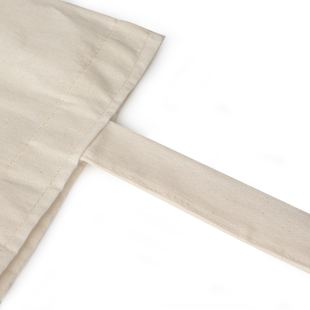 Sacola de Algodão com Alças de Costura Invertida Personalizada