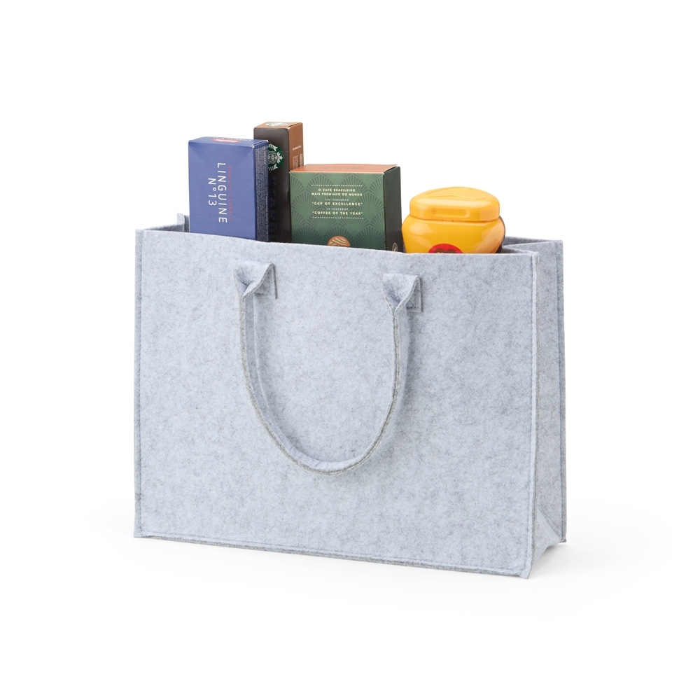 Sacola Personalizada de Feltro 30 x 40 cm com Alças Internas